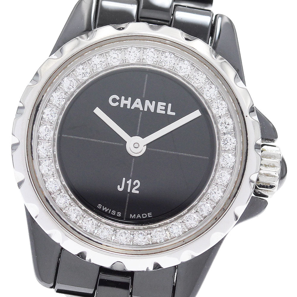 CHANEL H5235 J12 XS Black Ceramic Diamond Quartz Women's Watch