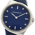 TIFFANY&Co. 60874778 Metro 2 Hand 8P Diamond Quartz Women's Watch