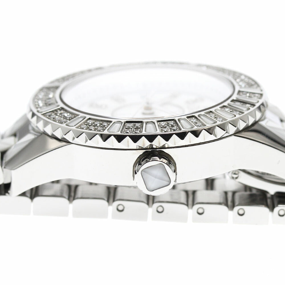 Dior CD113118 Crystal Diamond Bezel Quartz Ladies Watch - Excellent Condition