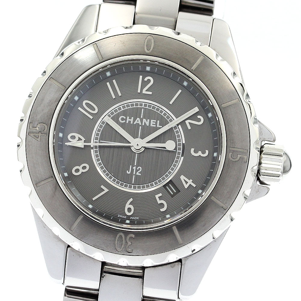 CHANEL H2978 J12 Chromatic Date Quartz Ladies Watch (Good Condition)