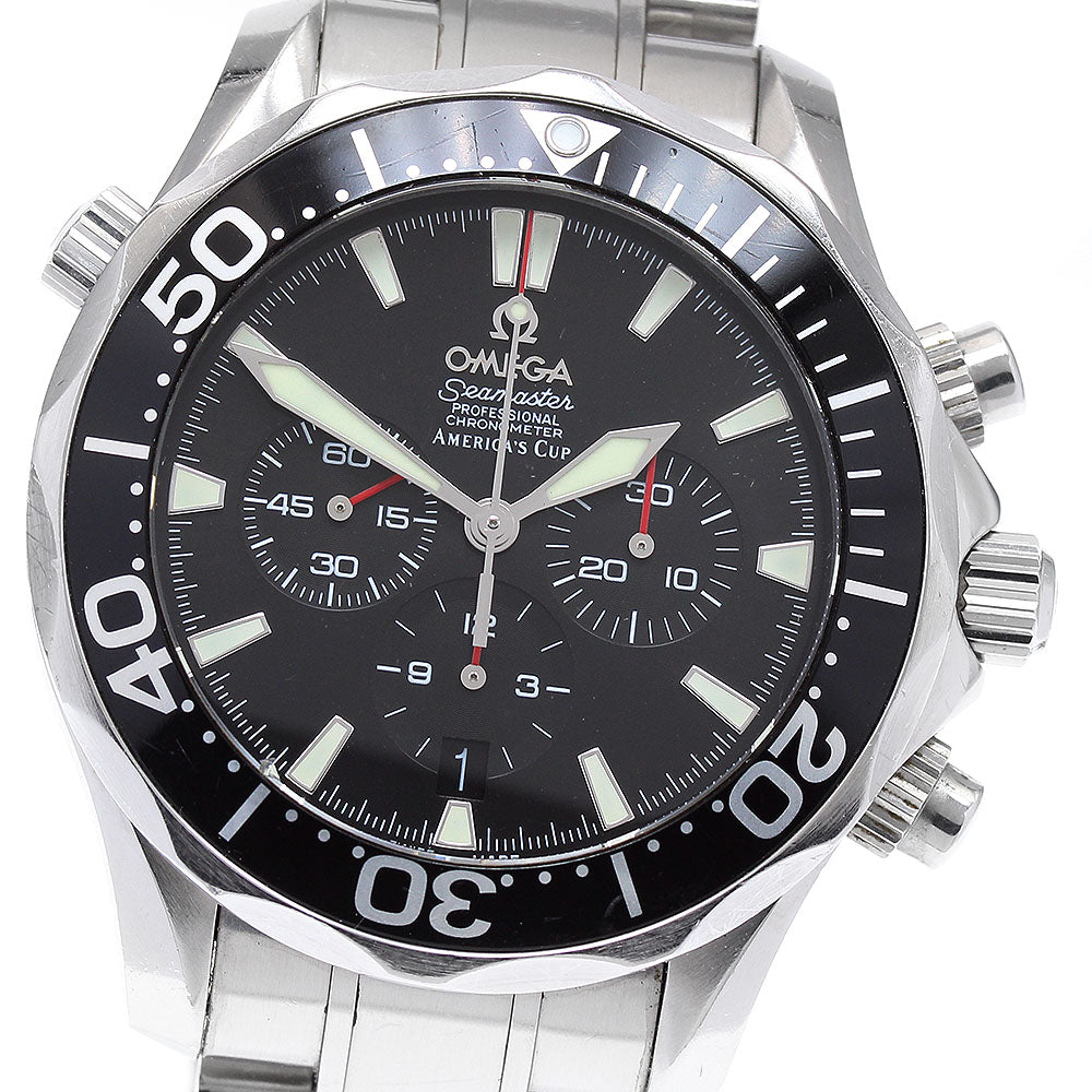Junk OMEGA 2594.50 Seamaster 300 Chronograph Date Automatic Men's Watch with Warranty