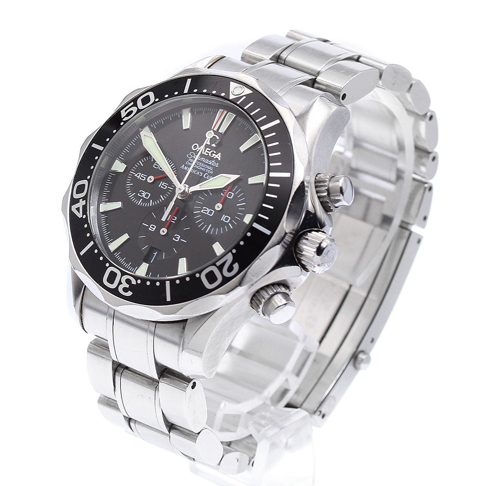 Junk OMEGA 2594.50 Seamaster 300 Chronograph Date Automatic Men's Watch with Warranty