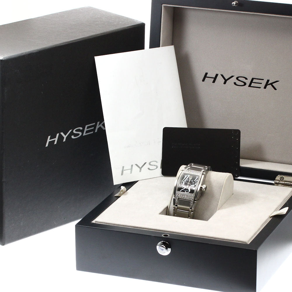 HYSEK VK2915A92 V-King Diamond Bezel Auto Quartz Men's Watch Excellent Condition with Box and Warranty Card