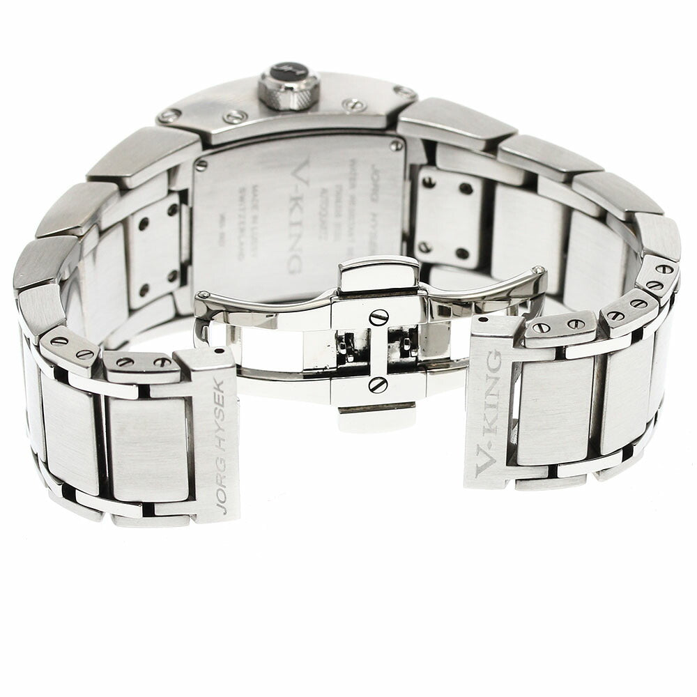 HYSEK VK2915A92 V-King Diamond Bezel Auto Quartz Men's Watch Excellent Condition with Box and Warranty Card