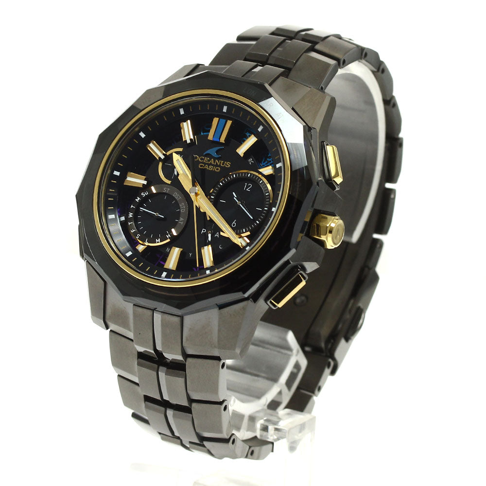 CASIO OCW-SG1000ZE-1AJR Oceanus Limited Edition (350 pieces worldwide) Solar Radio Controlled Men's Watch Excellent Condition with Box and Warranty Card