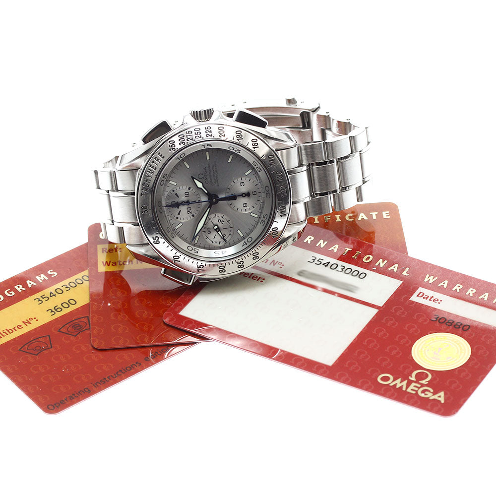 OMEGA 3540.30 Speedmaster Split-Second Chronograph Automatic Men's Watch with Warranty