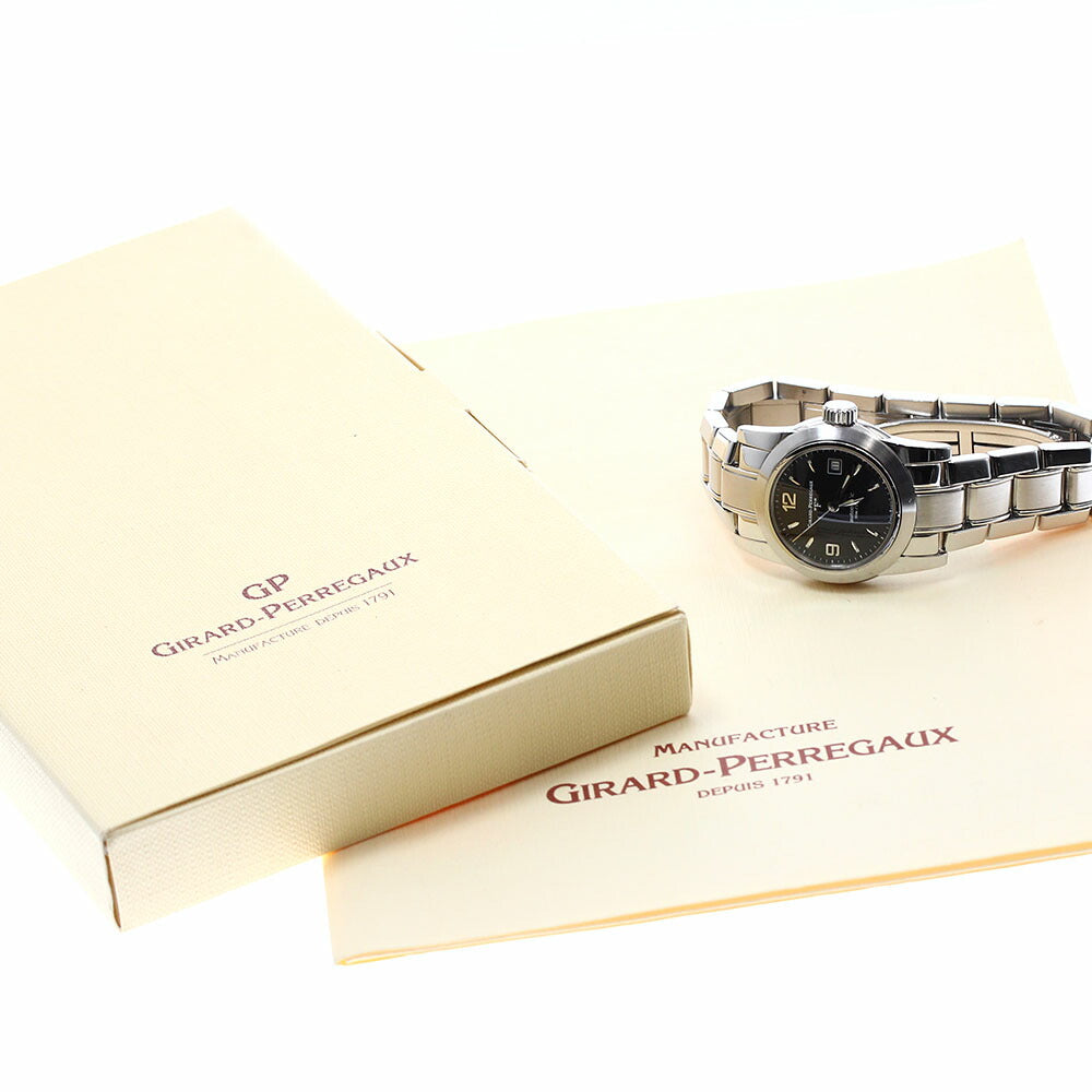 GIRARD PERREGAUX 8039/80390.1.11.604 Date Automatic Ladies Watch with Warranty Card