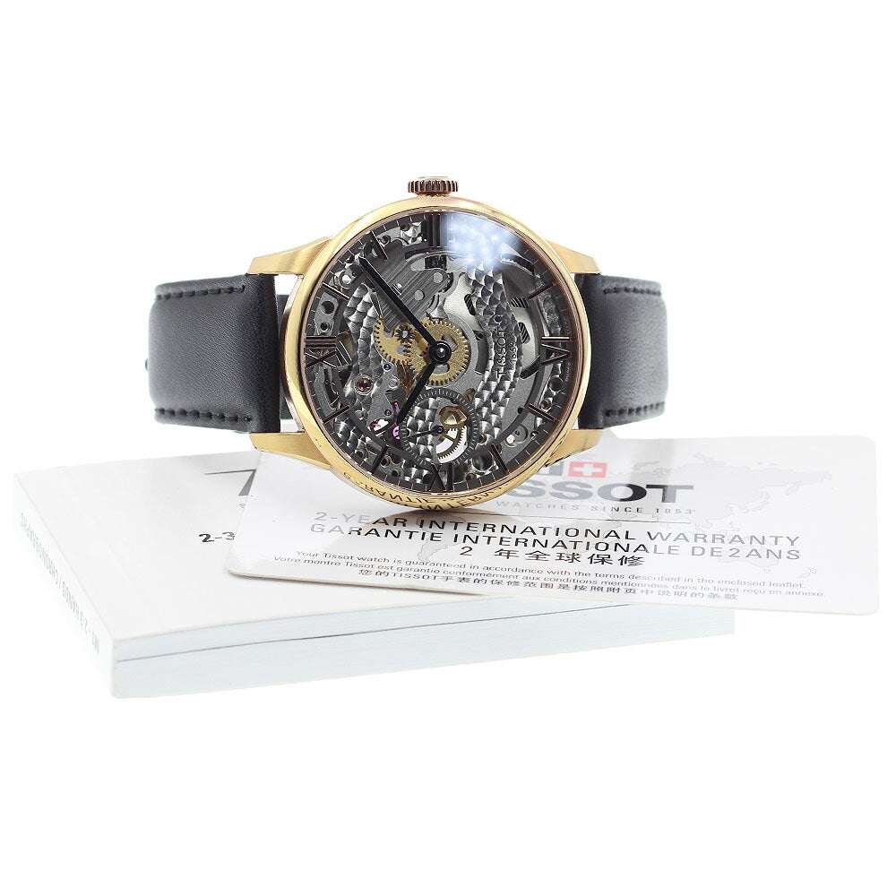 TISSOT T099405A T-Classic Chemin des Tourelles Manual Winding Men's Watch with Warranty