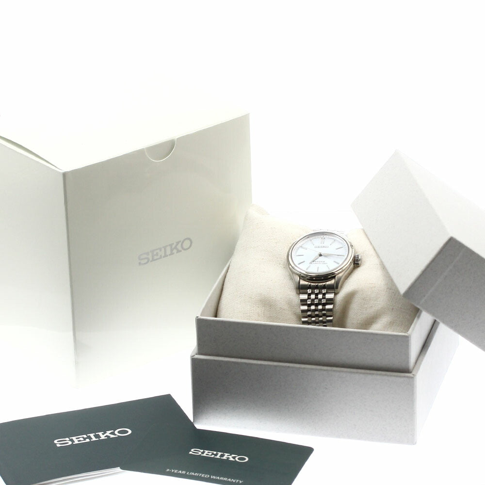 SEIKO SARX129/6R51-00D0 Presage Date Automatic Men's Watch Excellent Condition with Box and Warranty Card