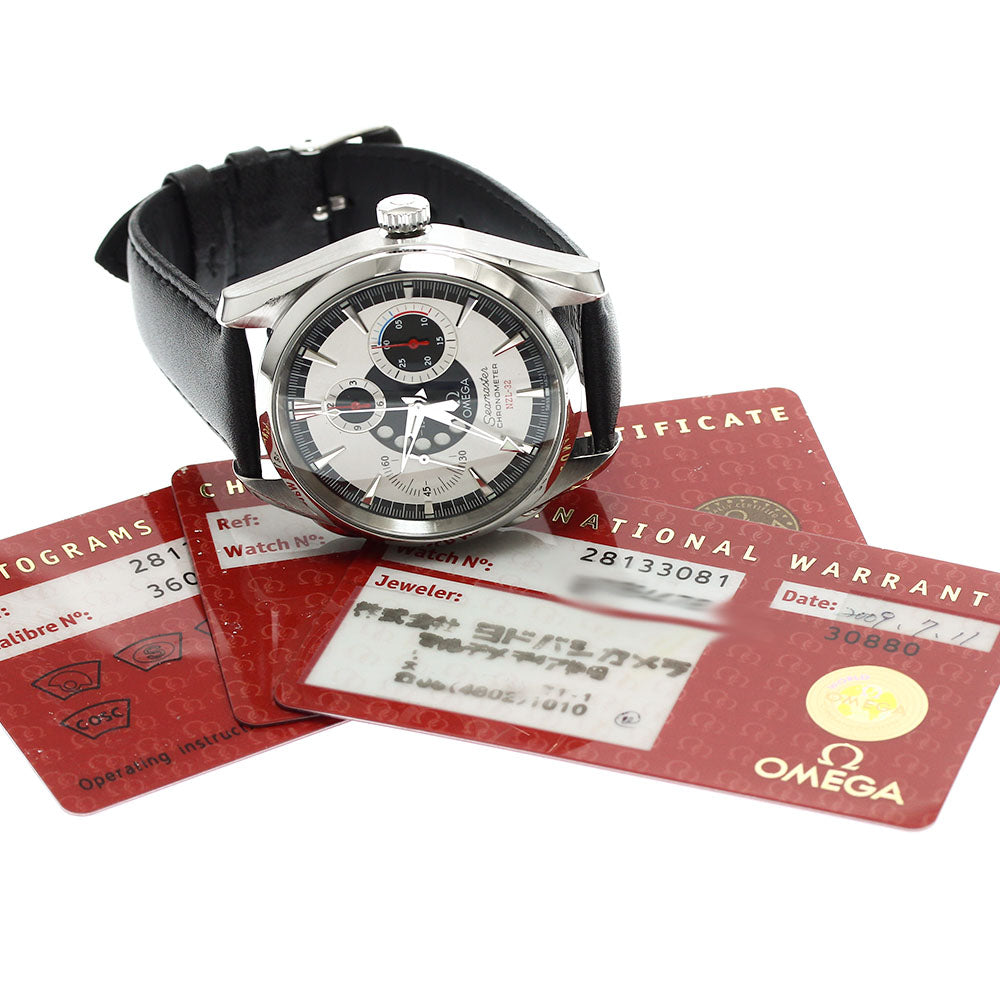 OMEGA 2813.30.81 Seamaster Aqua Terra NZL-32 Chronograph Automatic Men's Watch with Warranty Card