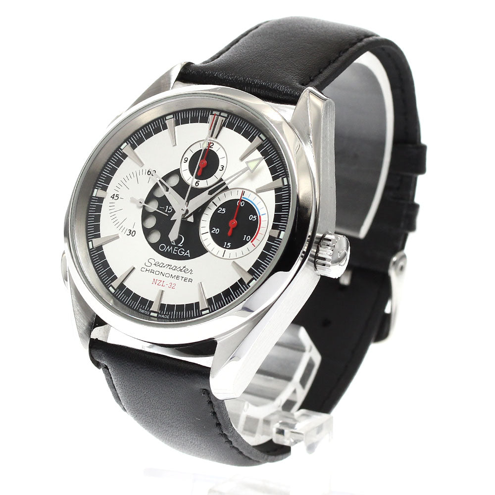 OMEGA 2813.30.81 Seamaster Aqua Terra NZL-32 Chronograph Automatic Men's Watch with Warranty Card