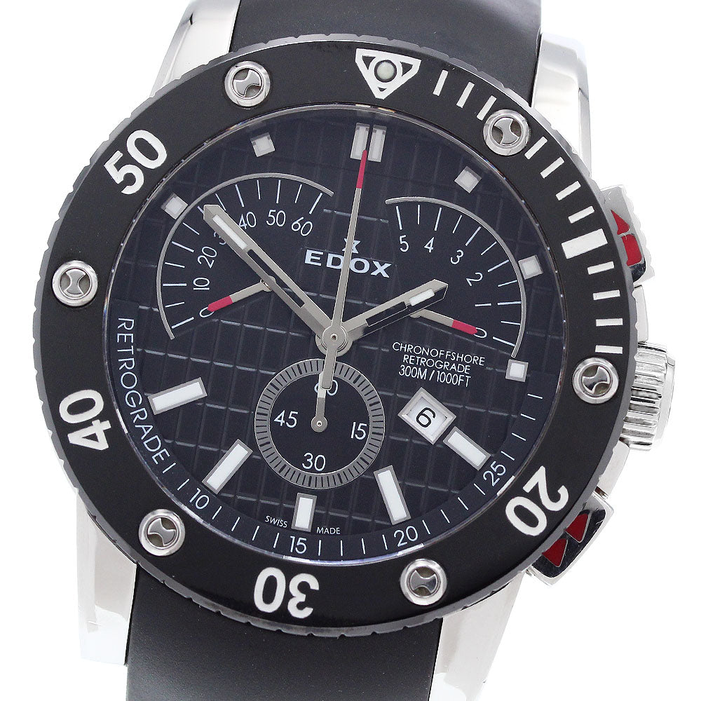EDOX 01502 Class One Chrono Offshore Retrograde Quartz Men's Watch (with box)