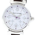 LOUIS VUITTON QA116 Tambour Monogram Quartz Ladies' Watch Excellent Condition with Box and Warranty Card
