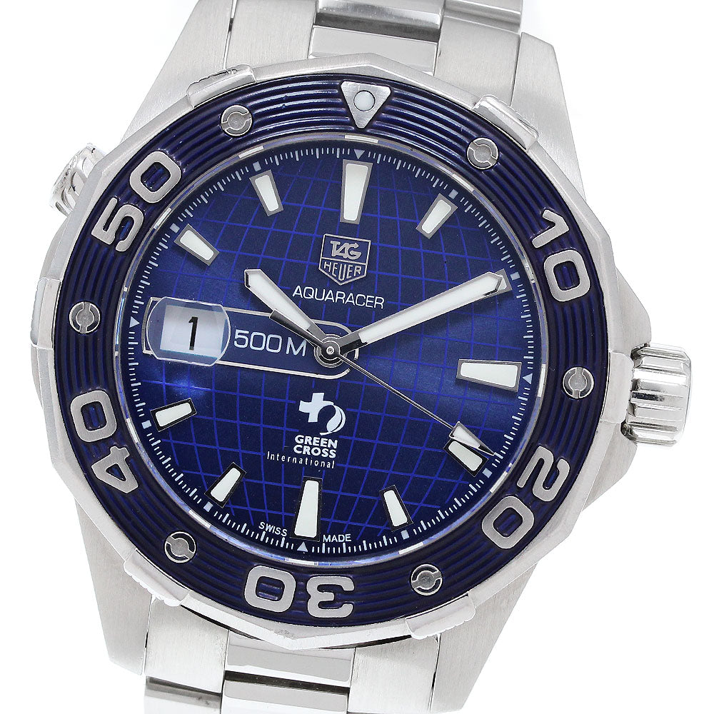 TAG Heuer WAJ2116 Aquaracer DiCaprio Limited Edition (1600 pieces worldwide) Automatic Men's Watch - Excellent Condition