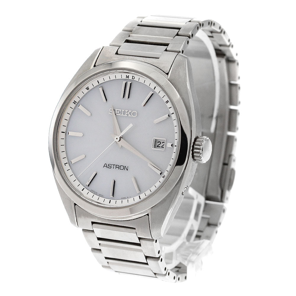 SEIKO SBXY029/7B72-0AD0 Astron Date Solar Radio Controlled Men's Watch Excellent Condition with Box and Warranty.
