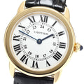 CARTIER W6700355 Ronde Solo SM K18YG Quartz Ladies Watch Excellent Condition with Warranty.