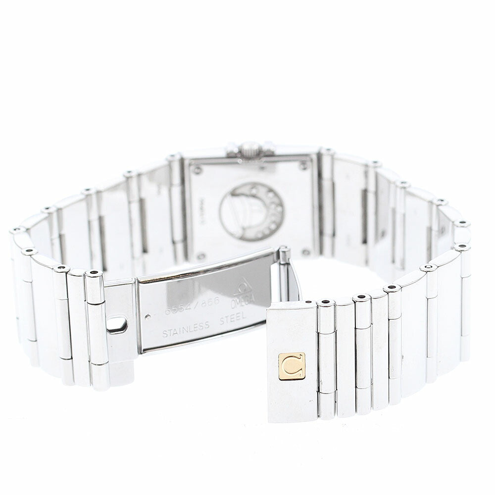 OMEGA 1521.31 Constellation Carre Quadra Quartz Ladies Watch with Warranty