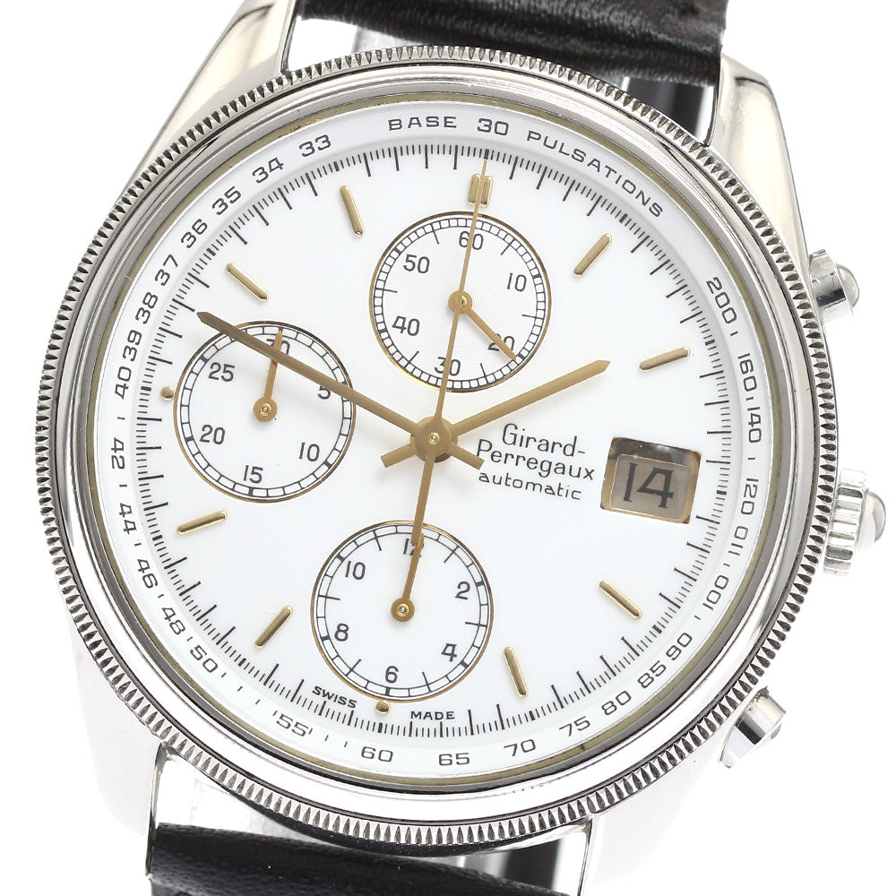 GIRARD PERREGAUX 4900 GP4900 Chronograph Automatic Men's Watch with Warranty Card