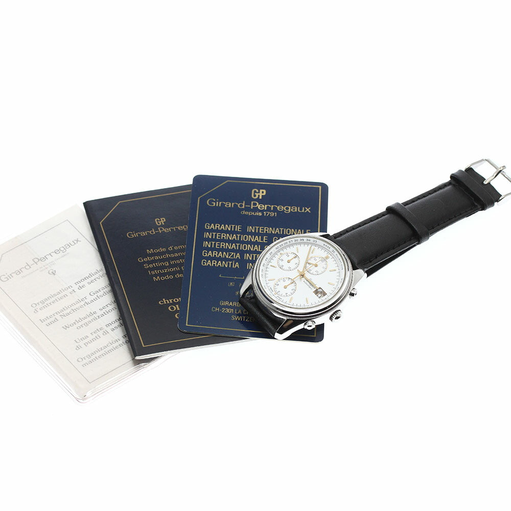 GIRARD PERREGAUX 4900 GP4900 Chronograph Automatic Men's Watch with Warranty Card