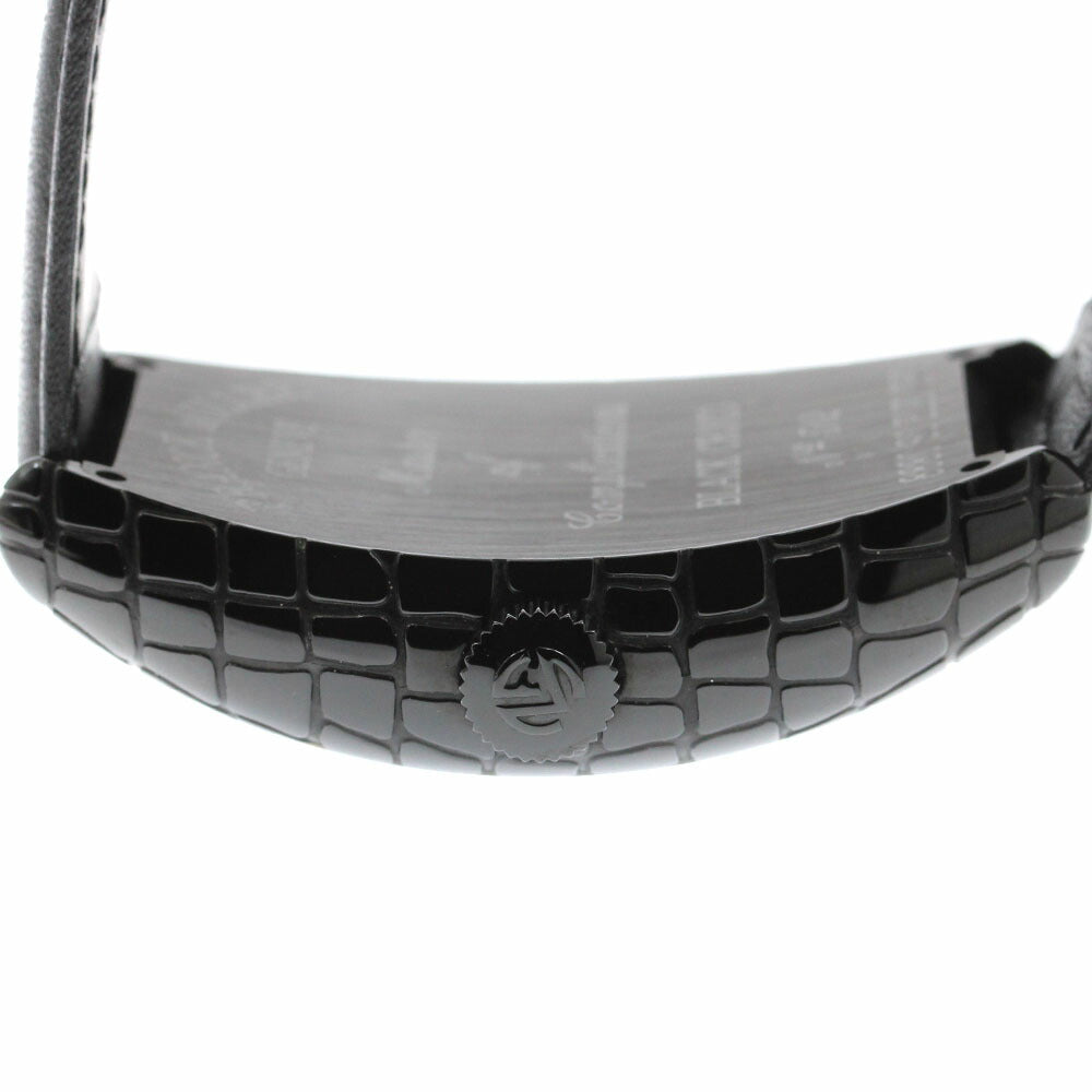 FRANCK MULLER 8880SCBLKCRO Tonneau Curvex Black Crocodile Automatic Men's Watch - Excellent Condition