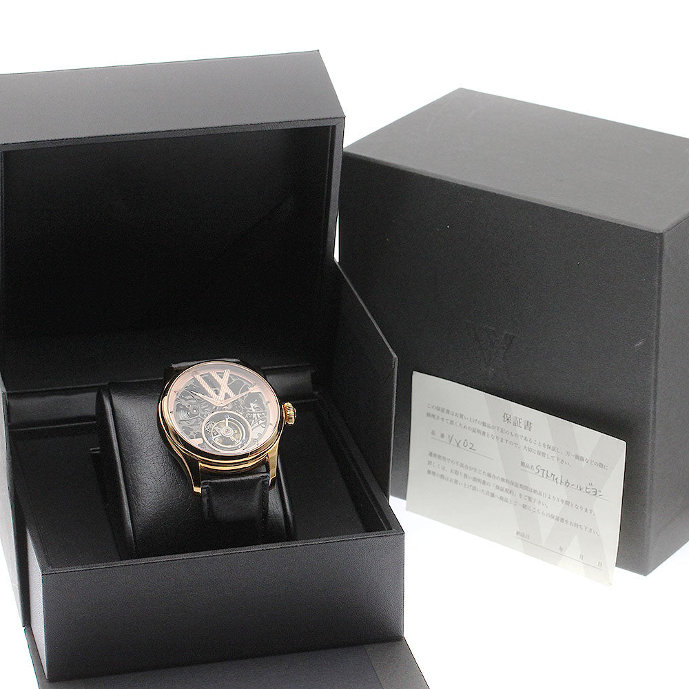 VARTIX VX02 Desire Gold Tourbillon Hand-wound Men's Watch with Box and Warranty