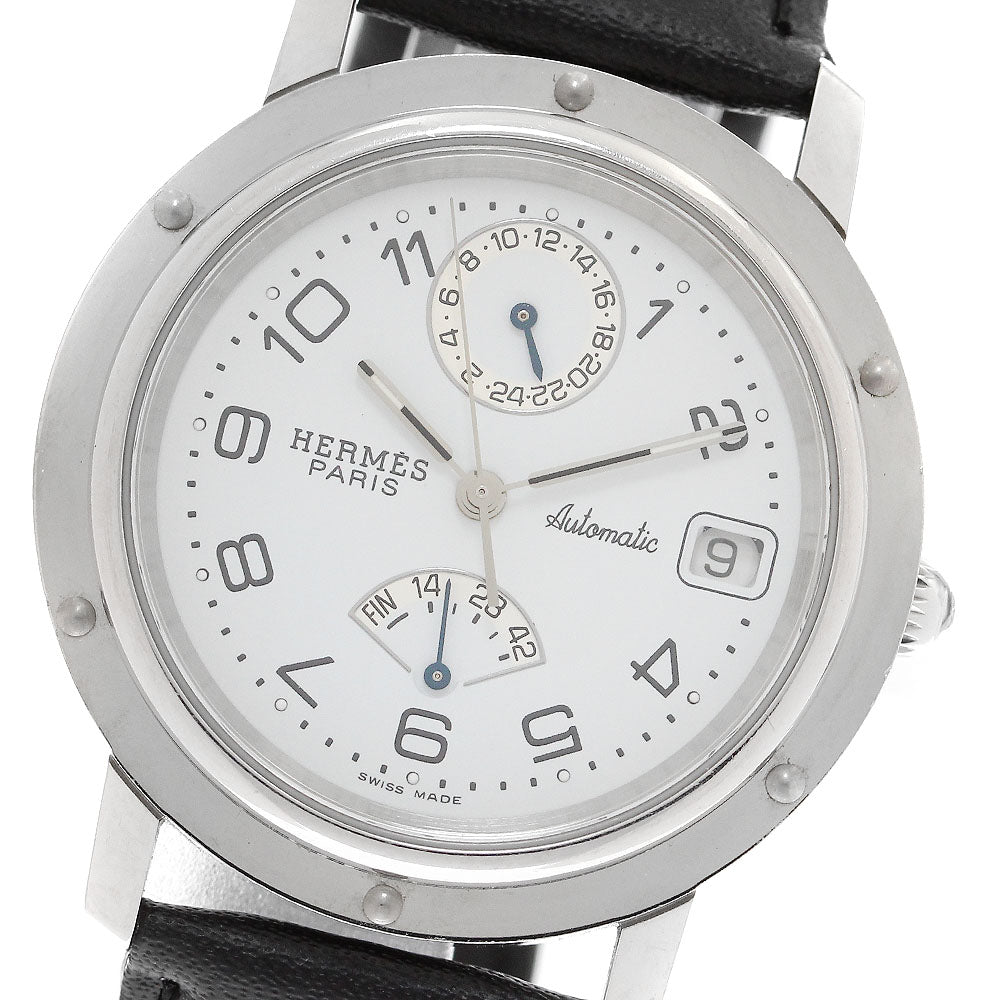 HERMES CL5.710 Clipper Date GMT Automatic Men's Watch