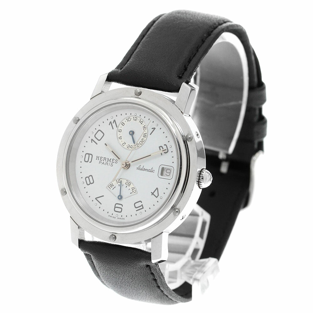 HERMES CL5.710 Clipper Date GMT Automatic Men's Watch