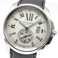 CARTIER W7100037 Calibre de Date Automatic Men's Watch Excellent Condition with Warranty Card