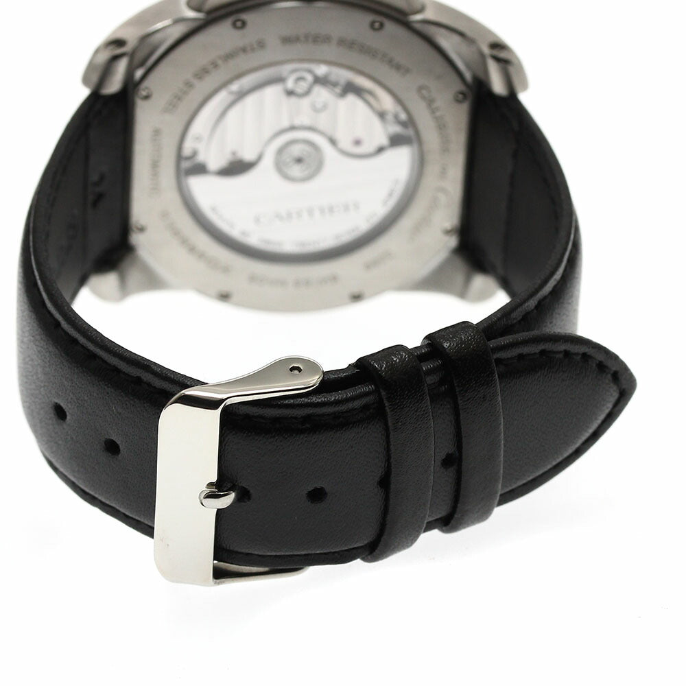 CARTIER W7100037 Calibre de Date Automatic Men's Watch Excellent Condition with Warranty Card