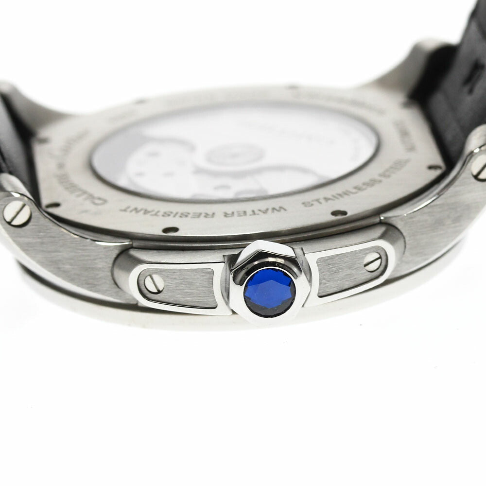 CARTIER W7100037 Calibre de Date Automatic Men's Watch Excellent Condition with Warranty Card