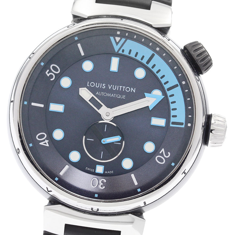 LOUIS VUITTON QA121 Tambour Street Diver Automatic Men's Watch