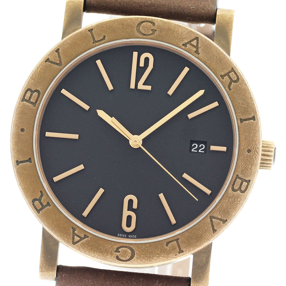 BVLGARI BB41B Bulgari Solotempo Date Automatic Men's Watch Excellent Condition