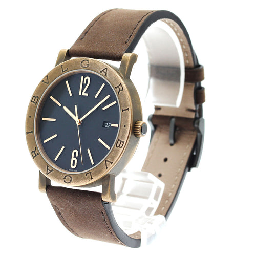 BVLGARI BB41B Bulgari Solotempo Date Automatic Men's Watch Excellent Condition