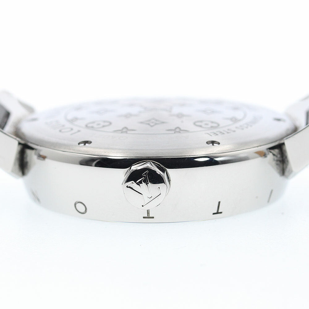 LOUIS VUITTON QA071 Tambour Monogram 34 Quartz Ladies Watch with Box