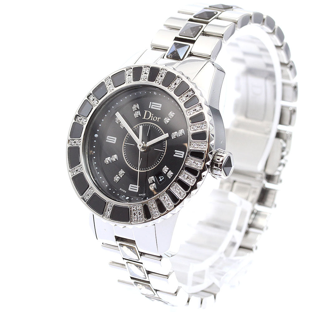 Dior CD113115 Crystal Diamond Bezel 16P Diamond Quartz Women's Watch