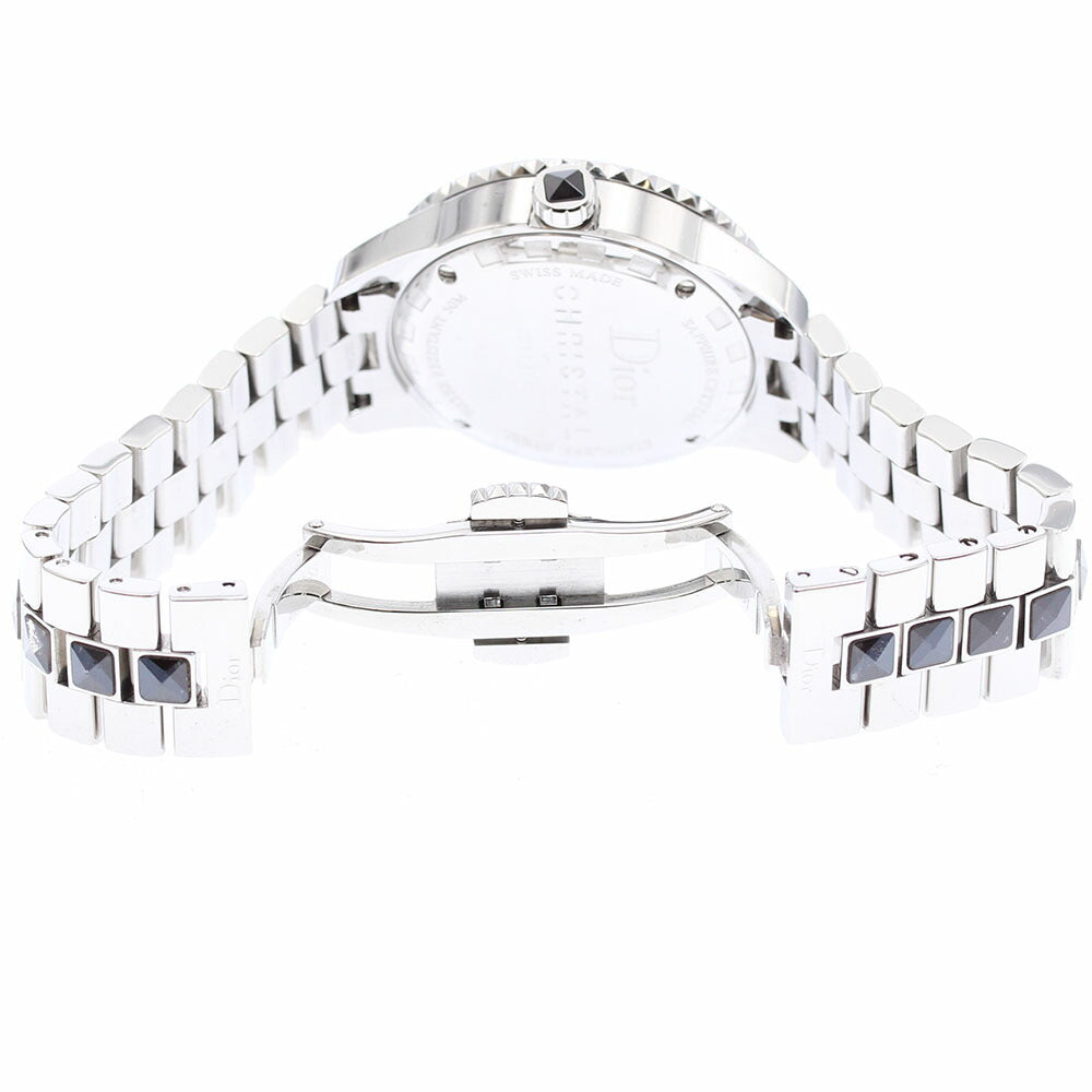 Dior CD113115 Crystal Diamond Bezel 16P Diamond Quartz Women's Watch
