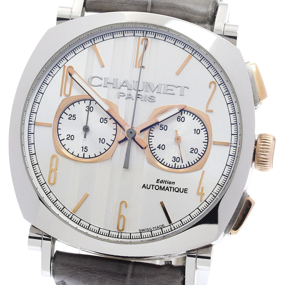 Chaumet W11790-30V Dandy Chronograph Date Automatic Men's Watch (Good Condition)