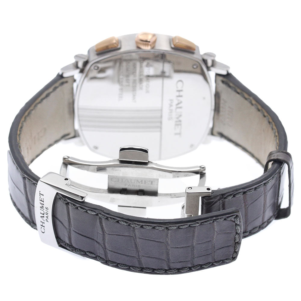 Chaumet W11790-30V Dandy Chronograph Date Automatic Men's Watch (Good Condition)