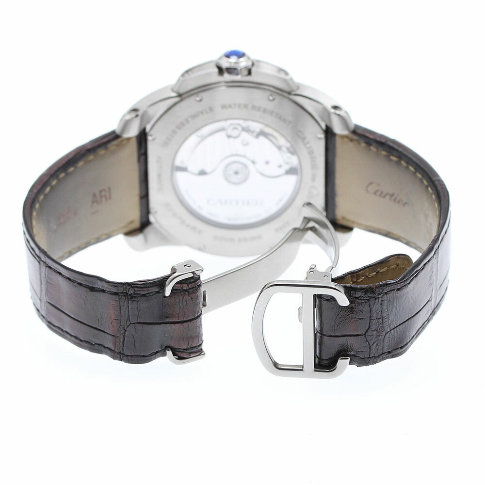 CARTIER W7100037 Calibre de Date Automatic Men's Watch with Warranty Card
