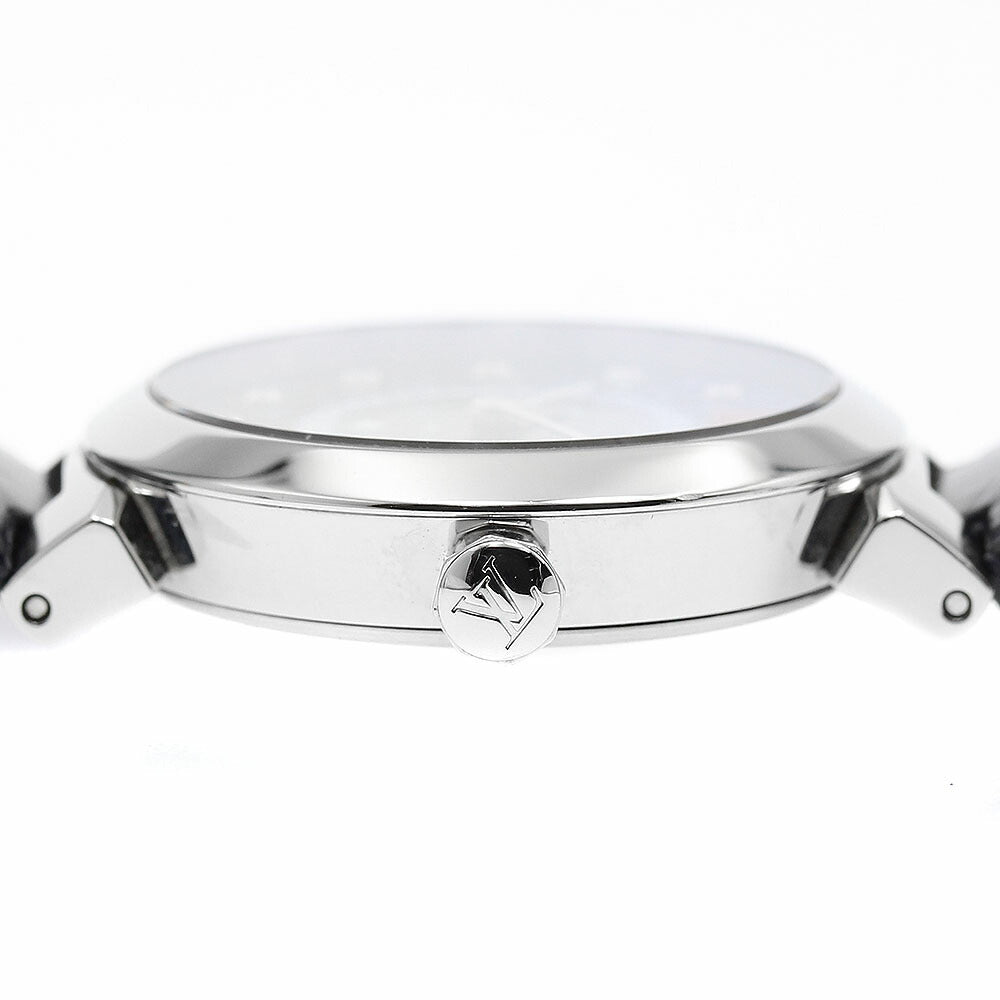 LOUIS VUITTON QA171 Tambour Slim PM Kobe Store Limited Edition 11-Diamond Quartz Women's Watch with Inner Box