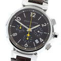 LOUIS VUITTON Q1121 Tambour Date Chronograph Automatic Men's Watch with Warranty