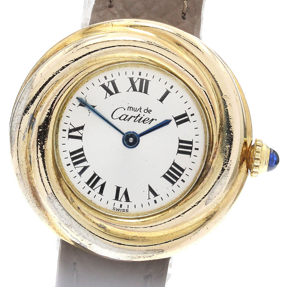 CARTIER W1010644 Must Trinity Vermeil Quartz Ladies Watch