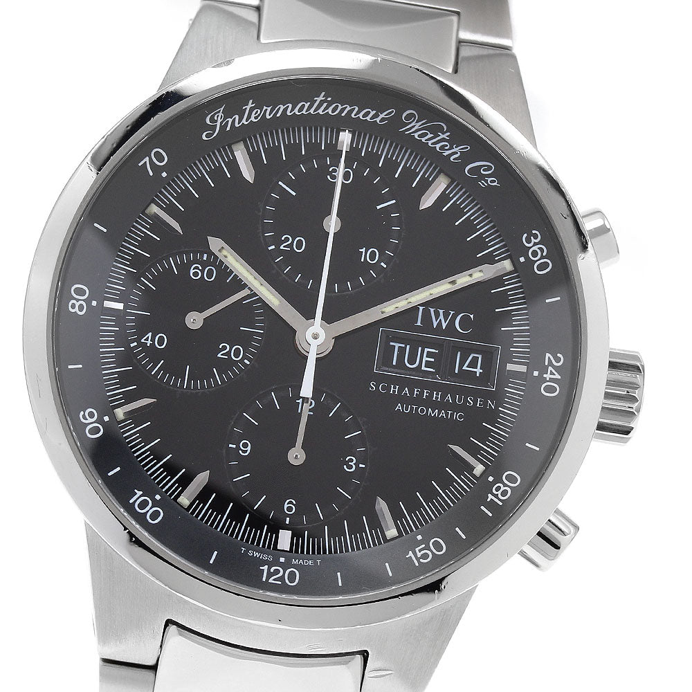 IWC SCHAFFHAUSEN IW370708 GST Chronograph Day-Date Automatic Men's Watch with Warranty Card