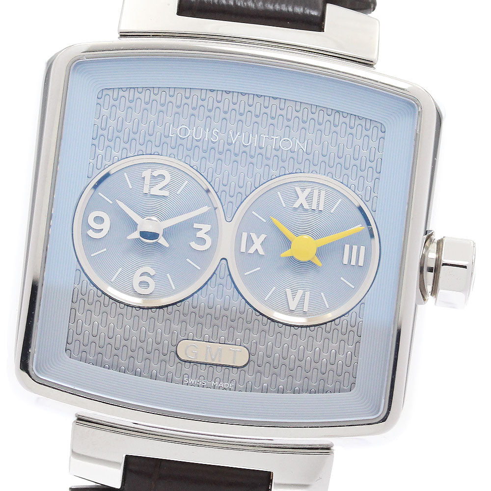 LOUIS VUITTON Q2371 Speedy Duo Jet GMT Quartz Ladies Watch (Good Condition)