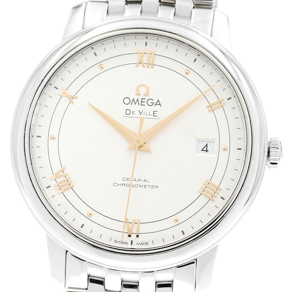 OMEGA 424.10.40.20.02.004 De Ville Prestige Date Automatic Men's Watch (Good Condition)