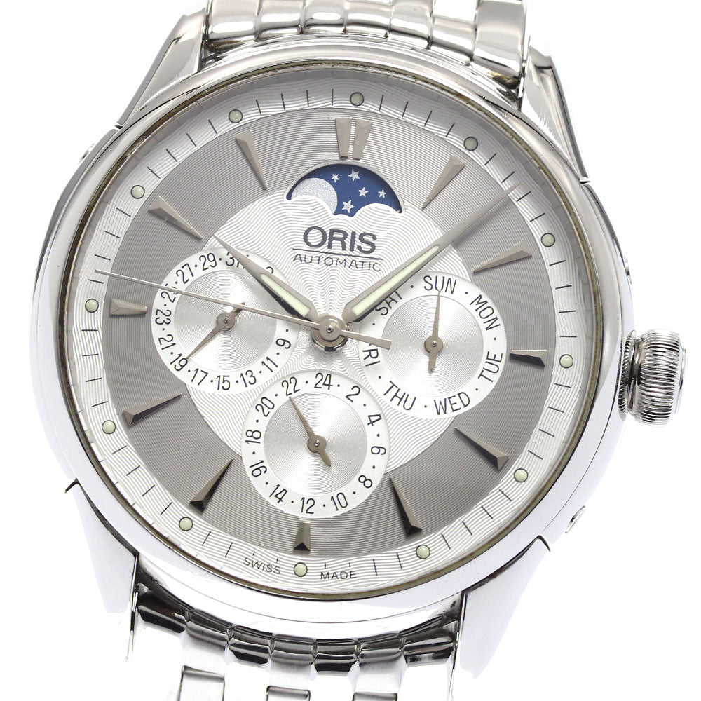 ORIS 7592 Artelier Complication Moonphase Day-Date Automatic Men's Watch