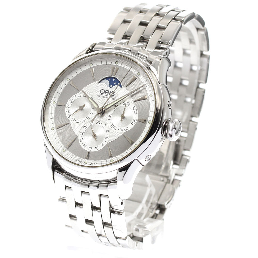 ORIS 7592 Artelier Complication Moonphase Day-Date Automatic Men's Watch