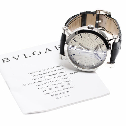 BVLGARI SB42SDR Sotirio Retrograde Automatic Men's Watch with Warranty