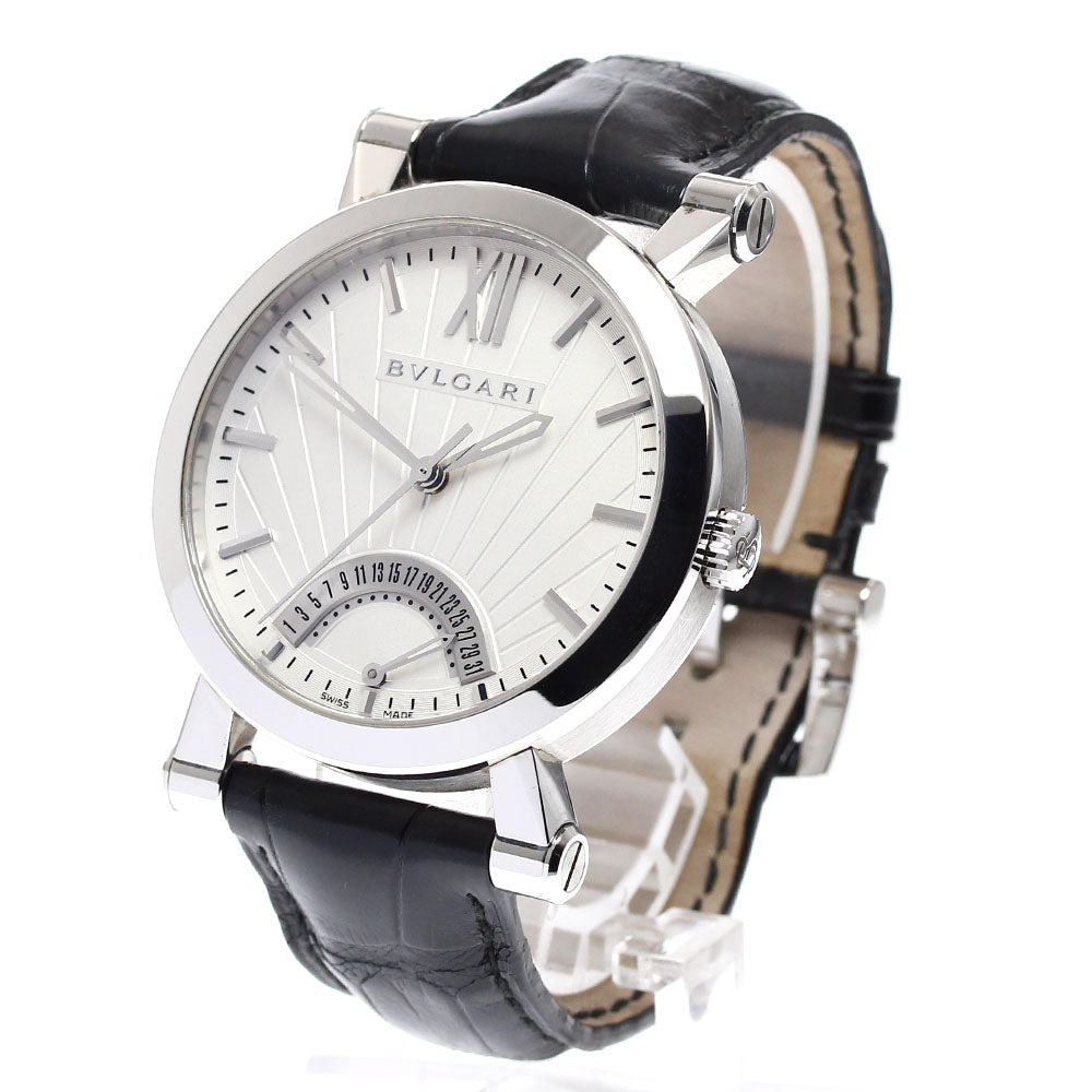 BVLGARI SB42SDR Sotirio Retrograde Automatic Men's Watch with Warranty