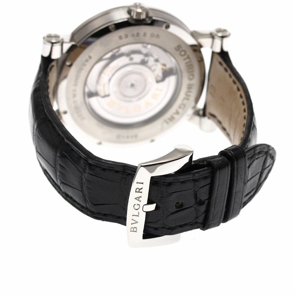 BVLGARI SB42SDR Sotirio Retrograde Automatic Men's Watch with Warranty